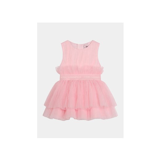 Karl Lagerfeld Kids Sukienka codzienna Z30172 M Różowy Regular Fit ze sklepu MODIVO w kategorii Sukienki dziewczęce - zdjęcie 170391468
