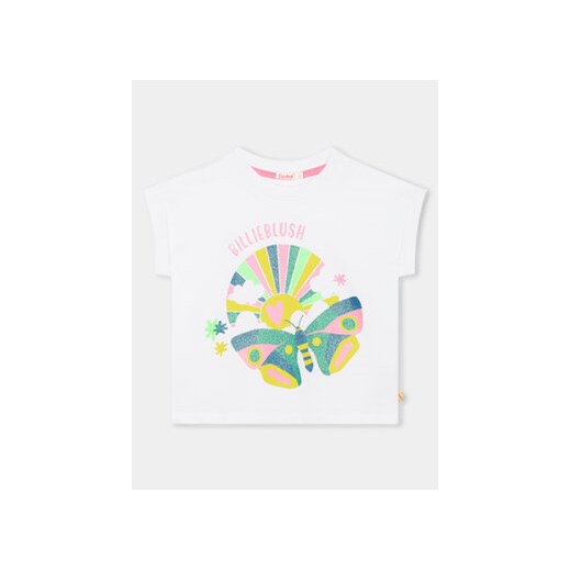 Billieblush T-Shirt U20074 Biały Loose Fit ze sklepu MODIVO w kategorii Bluzki dziewczęce - zdjęcie 170391478