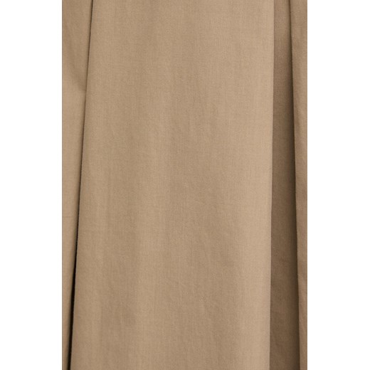 Weekend Max Mara spódnica bawełniana kolor beżowy midi rozkloszowana 34 ANSWEAR.com