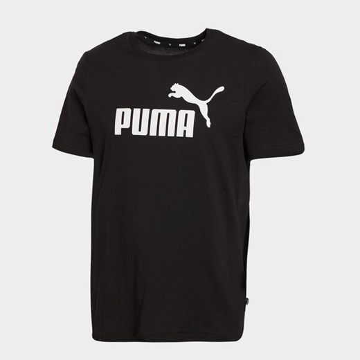PUMA T-SHIRT ESS LOGO TEE - PUMA BLACK ze sklepu JD Sports  w kategorii T-shirty męskie - zdjęcie 170395017