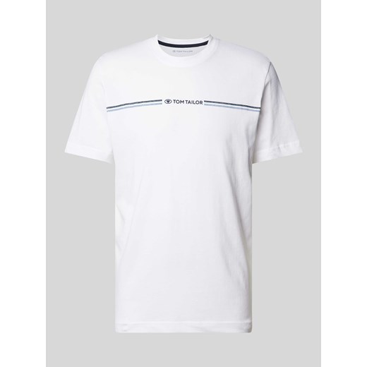 T-shirt z nadrukiem z logo ze sklepu Peek&Cloppenburg  w kategorii T-shirty męskie - zdjęcie 170395367