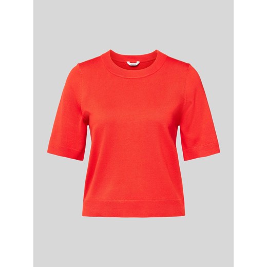 Bluzka z dzianiny w jednolitym kolorze model ‘Carla’ ze sklepu Peek&Cloppenburg  w kategorii Bluzki damskie - zdjęcie 170395396