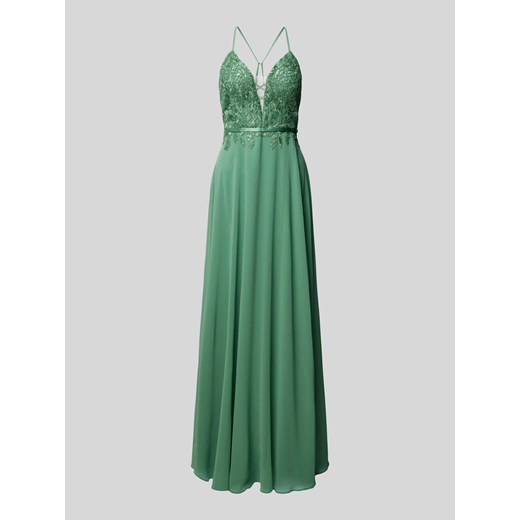Sukienka wieczorowa z koronkowym obszyciem ze sklepu Peek&Cloppenburg  w kategorii Sukienki - zdjęcie 170395588
