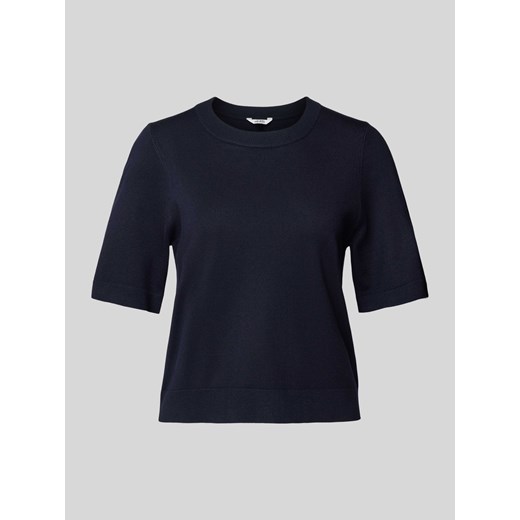 Bluzka z dzianiny w jednolitym kolorze model ‘Carla’ ze sklepu Peek&Cloppenburg  w kategorii Bluzki damskie - zdjęcie 170395705