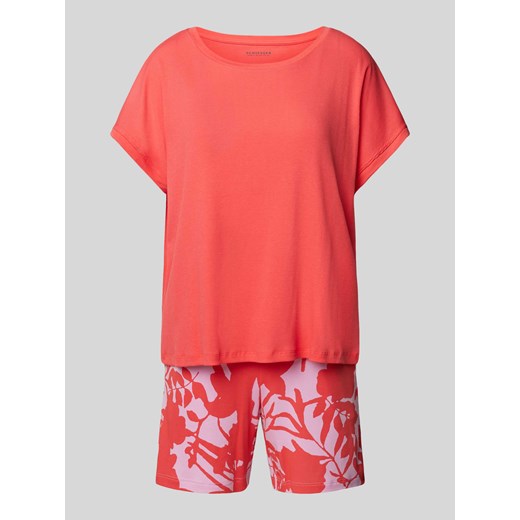 Piżama z drobnym prążkowaniem model ‘Modern Nightwear’ Schiesser 40 Peek&Cloppenburg 