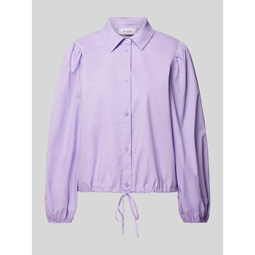 Bluzka w jednolitym kolorze z tunelem ze sklepu Peek&Cloppenburg  w kategorii Koszule damskie - zdjęcie 170396189