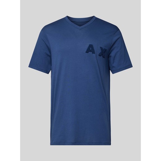 T-shirt z naszywkami z logo ze sklepu Peek&Cloppenburg  w kategorii T-shirty męskie - zdjęcie 170396325