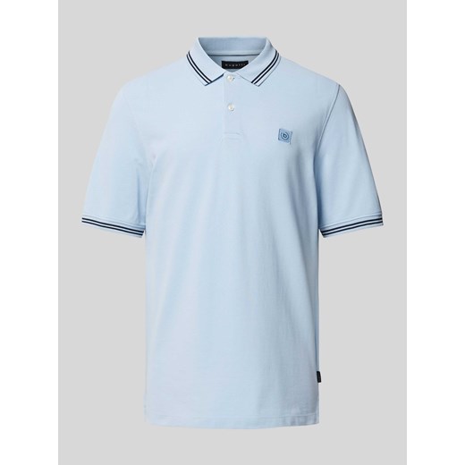Koszulka polo z obszyciem w kontrastowym kolorze ze sklepu Peek&Cloppenburg  w kategorii T-shirty męskie - zdjęcie 170396427