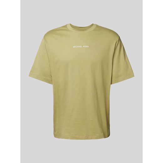 T-shirt z wyhaftowanym logo model ‘VICTORY’ Michael Kors XXL Peek&Cloppenburg 
