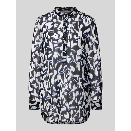 Bluzka z listwa guzikową z plisą ze sklepu Peek&Cloppenburg  w kategorii Bluzki damskie - zdjęcie 170396686