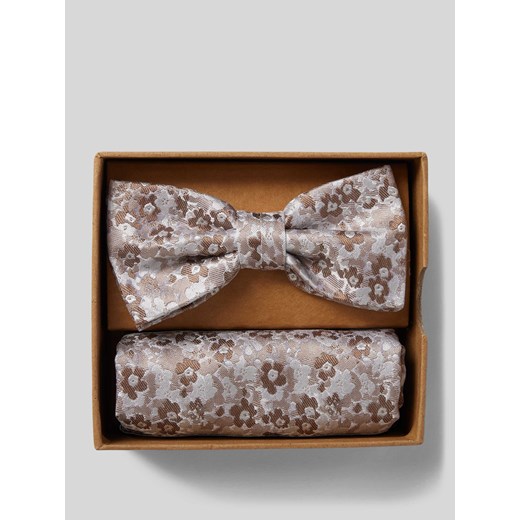 Mucha i poszetka ze wzorem na całej powierzchni w zestawie Prince Bowtie One Size Peek&Cloppenburg 