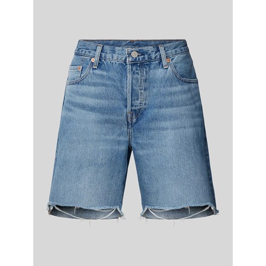 Szorty jeansowe o kroju regular fit z frędzlami model ‘501® 90S’ 30 Peek&Cloppenburg