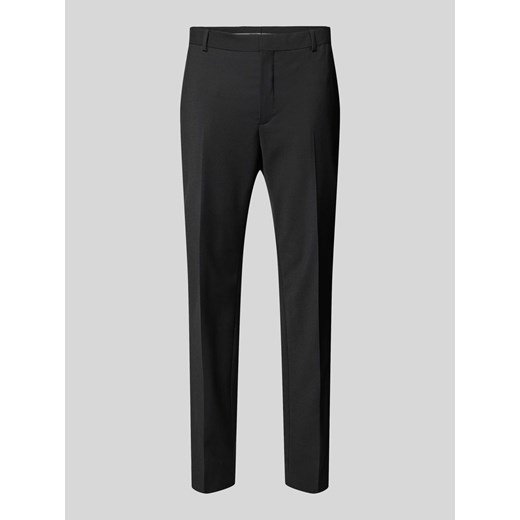 Spodnie do garnituru o kroju regular fit z kieszenią z tyłu ze sklepu Peek&Cloppenburg  w kategorii Spodnie męskie - zdjęcie 170396789