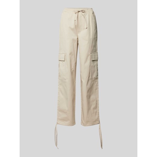 Spodnie cargo o kroju regular fit z elastycznym pasem model ‘Coria’ ze sklepu Peek&Cloppenburg  w kategorii Spodnie damskie - zdjęcie 170396795