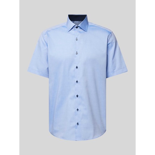 Koszula biznesowa o kroju modern fit z rękawem o dł. 1/2 ze sklepu Peek&Cloppenburg  w kategorii Koszule męskie - zdjęcie 170396859