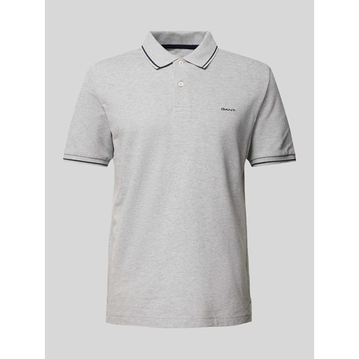 Koszulka polo z wyhaftowanym logo model ‘TIPPING’ ze sklepu Peek&Cloppenburg  w kategorii T-shirty męskie - zdjęcie 170396926