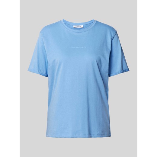 T-shirt z nadrukiem z logo model ‘Terina’ ze sklepu Peek&Cloppenburg  w kategorii Bluzki damskie - zdjęcie 170397026