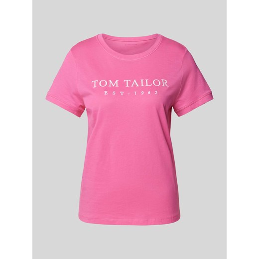 T-shirt z wyhaftowanym logo Tom Tailor M Peek&Cloppenburg 