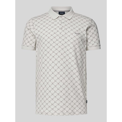 Koszulka polo o kroju regular fit z nadrukiem z logo na całej powierzchni model ‘Paigam’ ze sklepu Peek&Cloppenburg  w kategorii T-shirty męskie - zdjęcie 170397055