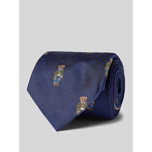 Krawat z czystego jedwabiu ze sklepu Peek&Cloppenburg  w kategorii Krawaty - zdjęcie 170397075