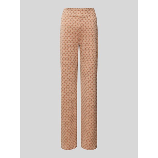 Spodnie z mieszanki wiskozy z efektowną przędzą ze sklepu Peek&Cloppenburg  w kategorii Spodnie damskie - zdjęcie 170397187