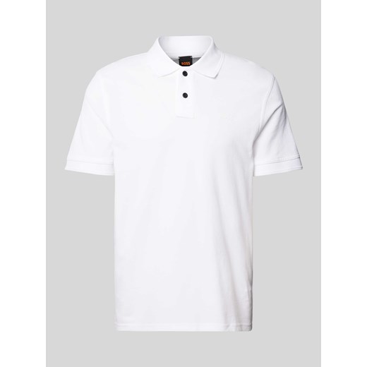 Koszulka polo o kroju slim fit z krótką listwą guzikową model ‘Prime’ ze sklepu Peek&Cloppenburg  w kategorii T-shirty męskie - zdjęcie 170397228