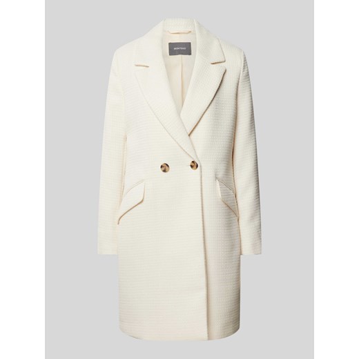 Płaszcz z fakturowanym wzorem ze sklepu Peek&Cloppenburg  w kategorii Płaszcze damskie - zdjęcie 170397346