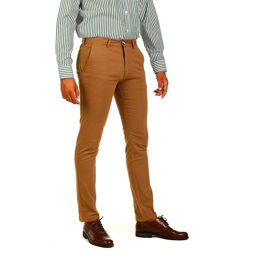 The Time of Bocha Spodnie chino w kolorze jasnobrązowym ze sklepu Limango Polska w kategorii Spodnie męskie - zdjęcie 170398956