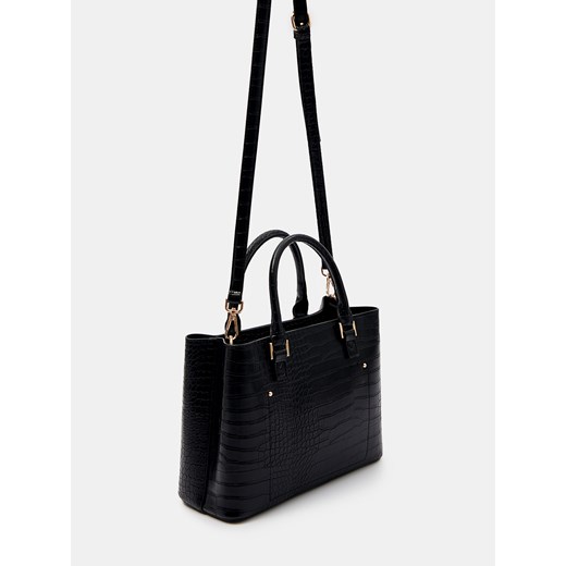 Shopper bag Mohito elegancka z breloczkiem matowa 