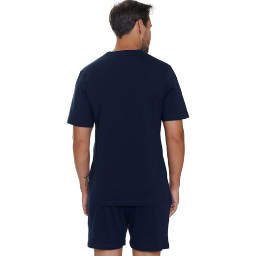 Doctor Nap granatowa piżama męska PMB.5355, Kolor granatowy, Rozmiar S, Doctor Nap ze sklepu Intymna w kategorii Piżamy męskie - zdjęcie 170406459