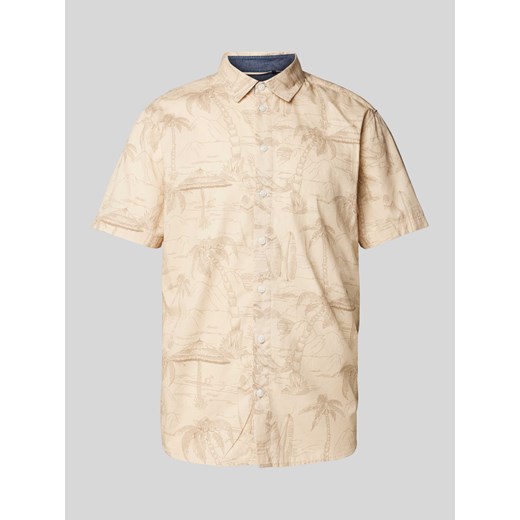 Koszula casualowa o kroju slim fit z kołnierzykiem typu kent ze sklepu Peek&Cloppenburg  w kategorii Koszule męskie - zdjęcie 170406505