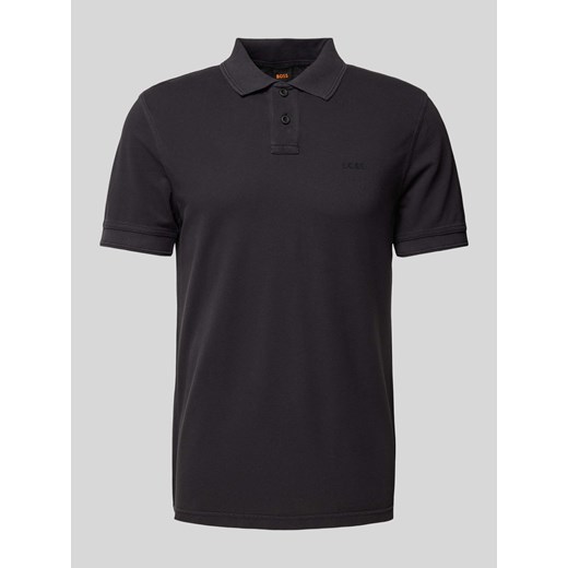Koszulka polo o kroju slim fit z krótką listwą guzikową model ‘Prime’ ze sklepu Peek&Cloppenburg  w kategorii T-shirty męskie - zdjęcie 170406519