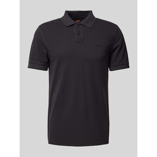 Koszulka polo o kroju slim fit z krótką listwą guzikową model ‘Prime’ ze sklepu Peek&Cloppenburg  w kategorii T-shirty męskie - zdjęcie 170406519