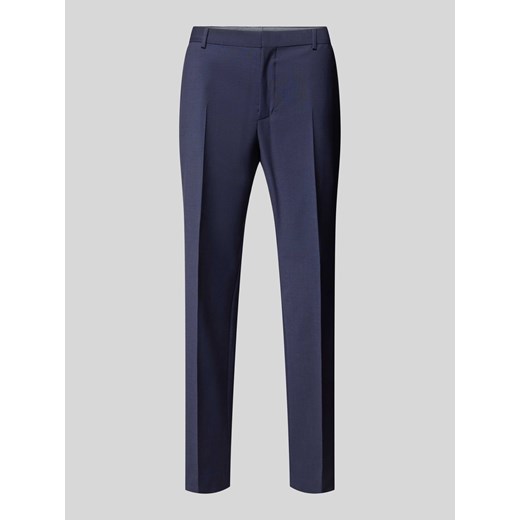 Spodnie do garnituru o kroju regular fit z kieszenią z tyłu ze sklepu Peek&Cloppenburg  w kategorii Spodnie męskie - zdjęcie 170406539