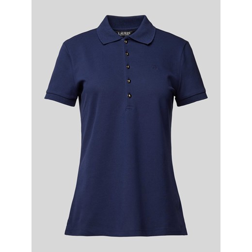 Koszulka polo o kroju slim fit z wyhaftowanym logo model ‘KIEWICK’ ze sklepu Peek&Cloppenburg  w kategorii Bluzki damskie - zdjęcie 170406717