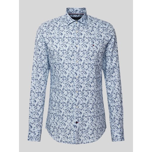 Koszula biznesowa z kwiatowym wzorem ze sklepu Peek&Cloppenburg  w kategorii Koszule męskie - zdjęcie 170406755