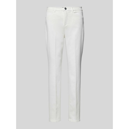 Spodnie w jednolitym kolorze ze sklepu Peek&Cloppenburg  w kategorii Spodnie damskie - zdjęcie 170406949