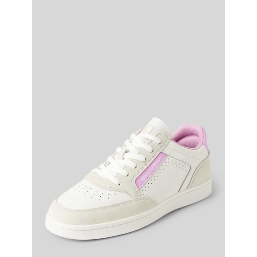 Sneakersy skórzane z napisem z logo model ‘Violeta’ ze sklepu Peek&Cloppenburg  w kategorii Buty sportowe damskie - zdjęcie 170406956