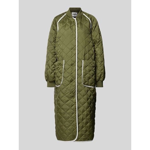 Płaszcz pikowany z nakładanymi kieszeniami ze sklepu Peek&Cloppenburg  w kategorii Płaszcze damskie - zdjęcie 170406966