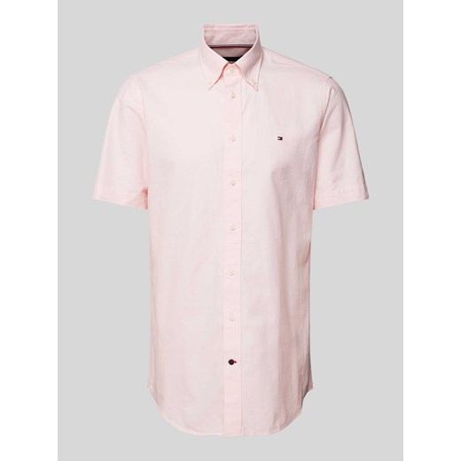 Koszula biznesowa o kroju regular fit z wyhaftowanym logo ze sklepu Peek&Cloppenburg  w kategorii Koszule męskie - zdjęcie 170407047