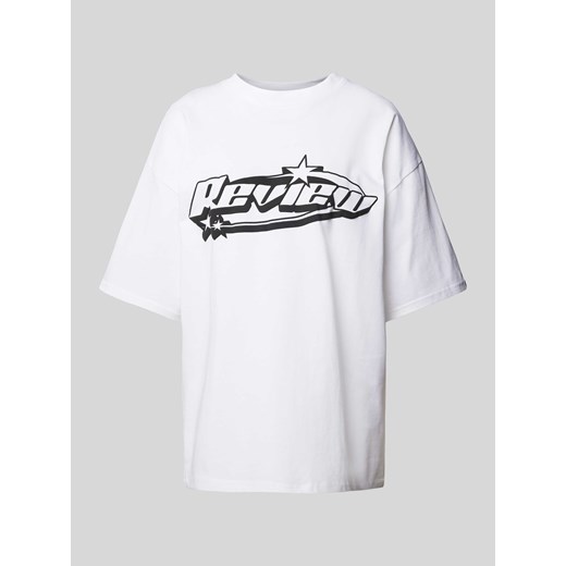 T-shirt o kroju oversized z nadrukiem z logo Review XXS Peek&Cloppenburg 