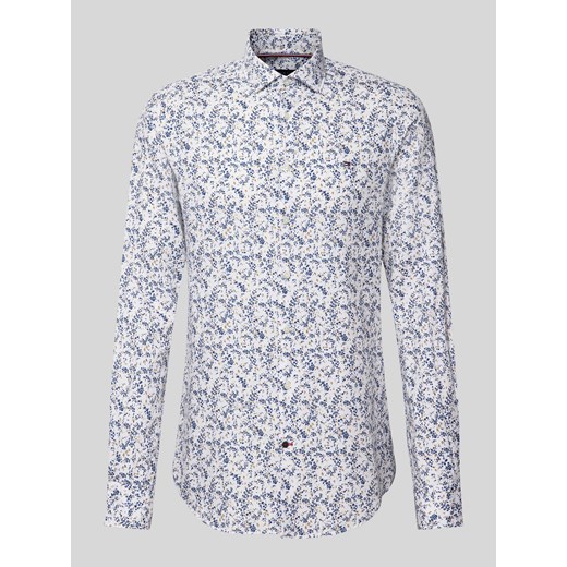 Koszula biznesowa z kwiatowym wzorem ze sklepu Peek&Cloppenburg  w kategorii Koszule męskie - zdjęcie 170407207