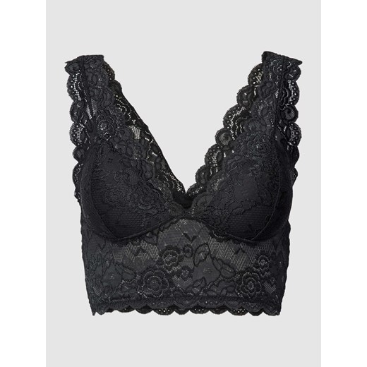 Biustonosz typu bralette z obszyciem z koronki model ‘CHLOE’ ze sklepu Peek&Cloppenburg  w kategorii Biustonosze - zdjęcie 170407377