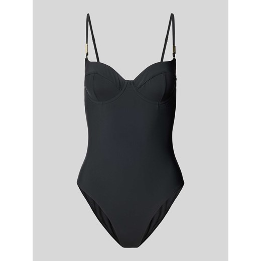 Kostium kąpielowy z detalem z logo model ‘SOLIDS’ Calvin Klein Underwear M Peek&Cloppenburg 