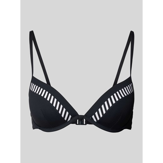 Top bikini ze wzorem w paski model ‘BONDI’ ze sklepu Peek&Cloppenburg  w kategorii Stroje kąpielowe - zdjęcie 170407426
