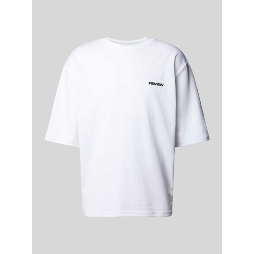 T-shirt z detalem z logo ze sklepu Peek&Cloppenburg  w kategorii T-shirty męskie - zdjęcie 170407535