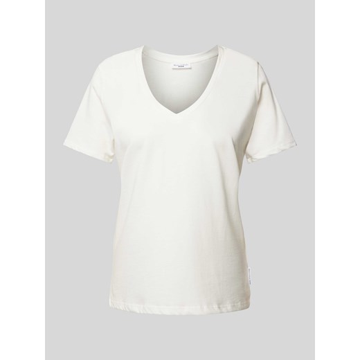 T-shirt z dekoltem w serek ze sklepu Peek&Cloppenburg  w kategorii Bluzki damskie - zdjęcie 170407539