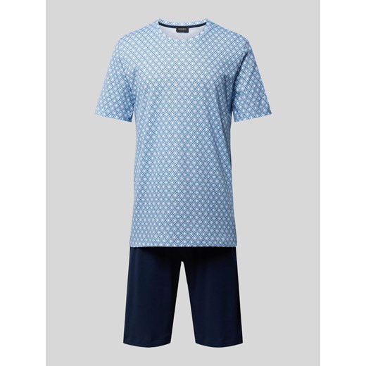 Piżama z górą ze wzorem na całej powierzchni ze sklepu Peek&Cloppenburg  w kategorii Piżamy męskie - zdjęcie 170407727