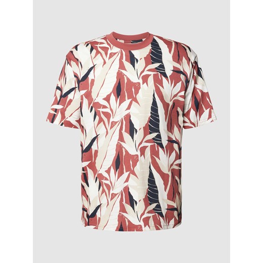 T-shirt z kwiatowym nadrukiem na całej powierzchni ze sklepu Peek&Cloppenburg  w kategorii T-shirty męskie - zdjęcie 170407825