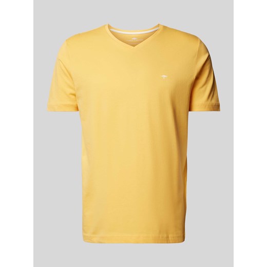 T-shirt z dekoltem w serek ze sklepu Peek&Cloppenburg  w kategorii T-shirty męskie - zdjęcie 170407997